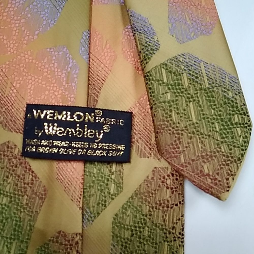 INTAGE  WEMLON FABRIC BY WEMBLEY MEN'S TIE